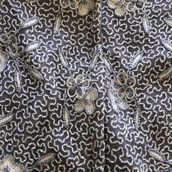 Andriana Papell beautiful sequined evening top 6 - Picture 8 of 9